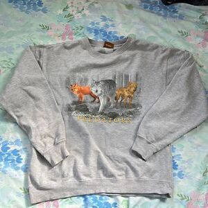 American Outdoors Vintage 90s Woodland Predators Crew-neck Sweatshirt